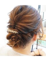 トランクヘアデザイン(TRUNK Hair Design)&nbsp;【TRUNK Hair Design 西本】結婚式のヘアアレンジ