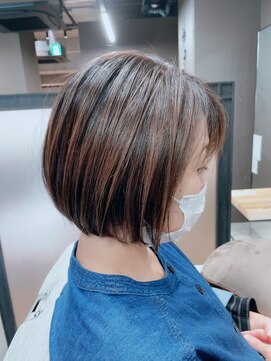 ナナ なかもず店(nana) ナチュラルショートボブ