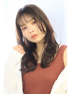 ヘアリゾート ブーケ(hair+resort bouquet) 20代30代40代/顔まわりレイヤー×シースルーバング