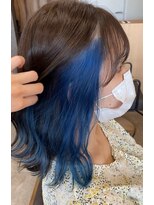 グータン(GOUTAN) インナーカラー☆高発色ブルー！