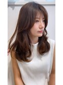 20代30代40代ミルクティベージュオルチャンヘアハイトーン