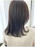 美髪/大人かわいい/こなれミディ/サンドベージュ