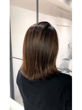 サルファ ヘアデザイン 名古屋 丸の内(S.ALPHA HAIR DESIGN) ハイライト+ナチュラルブローステーキ