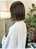オリーブグレージュボブ