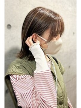 カプア 仙台駅前店(Kapua) 20代30代ハイライトバレイヤージュブリーチ立体感透け感