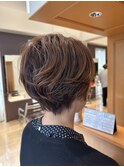 ショート×パーマ