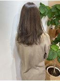 ミルクベージュ◇重めロング