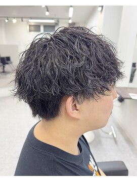 ブライト(BRIGHT) メンズカット 波巻きパーマ