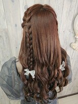 ラピスラズリ(Lapis Lazuli)&nbsp;ハーフアップ　14 （ヘアセット専門店　下通　熊本）