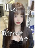 グレーベージュカラーダークアッシュブラウンアッシュベージュ