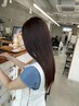 カット＋酸性ストレート＋オゾントリートメント
