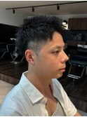 ツーブロック/メンズショート/アップバング/千葉駅/保立大翔
