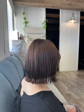 マリブヘアリゾート 太田店(malibu hair resort) プツッとボブ