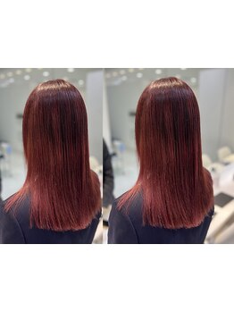 最旬トレンドカラーで立体感×透明感のスタイルを実現！インナーカラー・ハイライトもお任せください。