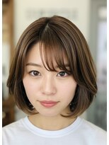 グリーン レーベル 川崎店(Green label)&nbsp;大人可愛い 艶感ボブ