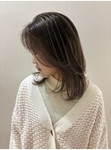 バレイヤージュ&ミディアム