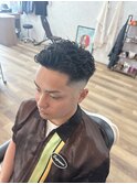 スキンフェード、パーマ