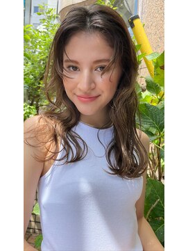 ソルトウォーター(SALT WATER) ピンクベージュ/イメチェン/ブリーチ/恵比寿/代官山