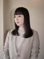 モノリス(MONOLITH.)&nbsp;広め前髪・ナチュラルブラウン