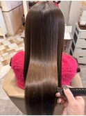 【カラーとカシミヤトリートメントで見せる】うる艶ロング