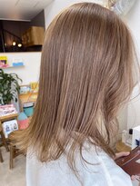 オリビアヘアー(OLIVIA HAIR) 柔らかミルクティーカラー