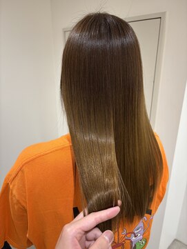 ナンバースリー 綱島店(Number Three) 髪質改善/“艶髪”ストレート【Number Three綱島】