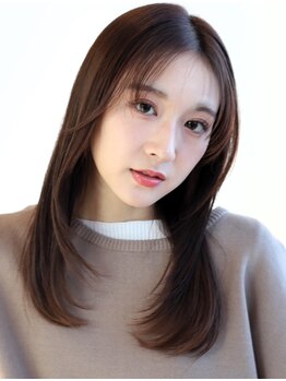 エクリ シセイドウ 麻布十番店(equri×SHISEIDO)の写真/equri SHISEIDO実力派スタイリストによるカットで印象美人に*テラカラーで髪に優しく,艶感と色持ちも抜群◎