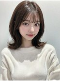 透明感髪質改善カラー◎レイヤーミディ×くびれ20代30代小顔