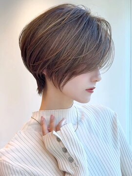 バンプ ギンザ(BUMP GINZA) 30代40代50代絶壁解消ひし形白髪ぼかし大人ショートボブ【猪狩】