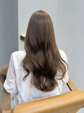 シエル バイ ケンジ 登戸 生田(CIEL by KENJE) 韓国ヘアレイヤーカットブリーチなしベージュカラー透明感