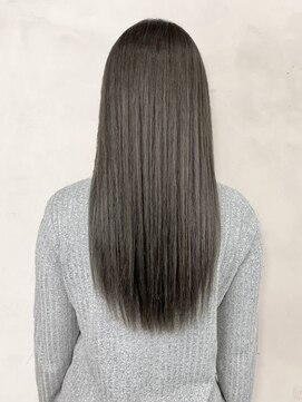 シャルマン 銀座(Charumante) 冬の◎オリーブグレージュ×韓国風レイヤー／２０代３０代人気