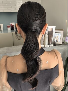 ドープリット(Dope LIT) クラシカルローポニー/お呼ばれヘア