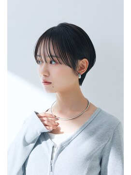 小顔ヘア×透明感カラー［恵比寿駅/髪質改善/オリーブグレー］