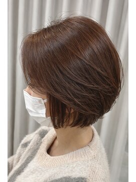 サイクル(CYCLE) 着物ヘア/大人ガーリー/ダークアッシュ/似合わせカット/伊勢崎