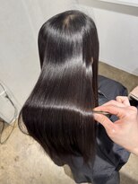 ミヨン 京都烏丸店(miyon)&nbsp;【miyon】韓国レイヤーカット×暗髪カラー×髪質改善