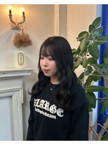 セットアップ 倉敷美和店(SET-UP)&nbsp;ダークグレージュ×透明感カラー前髪