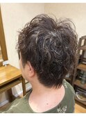 クシャッとパーマ