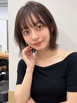 サンド クリア 横浜本店(sand clear)&nbsp;マロンベージュ×レイヤーボブ
