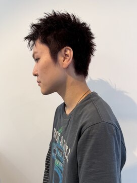 コキュウ(co-kyu) メンズショート ラフショート 深みレッドブラウン