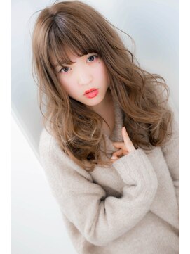 ローレン(LOREN) ＊LOREN＊セミウェットモーブカラーゆるウェーブモテロング