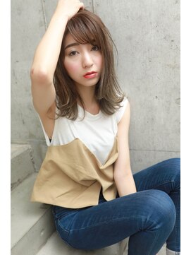 ロロネー 梅田(Lolonois) 【Lolonois梅田】ナチュラル×切りっぱなしロブ