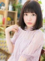 カバーヘア ブリス 大宮西口(COVER HAIR bliss)&nbsp;*bliss大宮*大人かわいい♪清楚な黒髪風♪前下がりボブa!