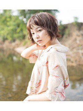 オーバーキャプテンネイキッド(OVER CAPTAIN NAKED) [OVERcaptainnaked]  アンニュイショートウルフ