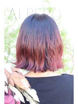 アルベロ(ALBERO) 【ALBERO】ブラック×カシス グラデーション