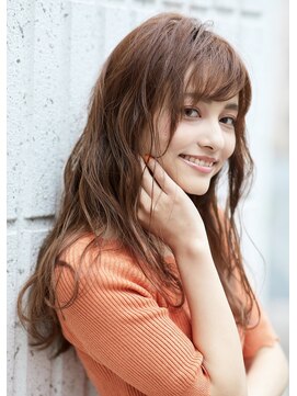 クレアール(CREAR) 【CREAR】ヌーディーベージュ×ラフウェーブ