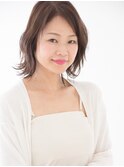外ハネミディ