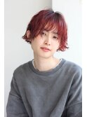 ジェンダーレスに♪ビビットレッドショート