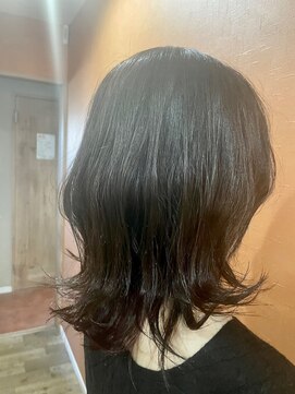 クネア(kunea) グレージュカラー/インナーカラー/ピンクラベンダー