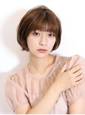 【20代/30代/40代/50代に人気】前髪ありナチュラルショートボブ