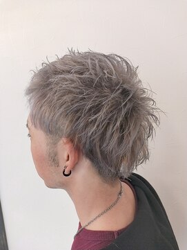 キャンディーエッグ(Candy egg) 原口☆2ブロックショート×グレーアッシュ☆福岡久留米